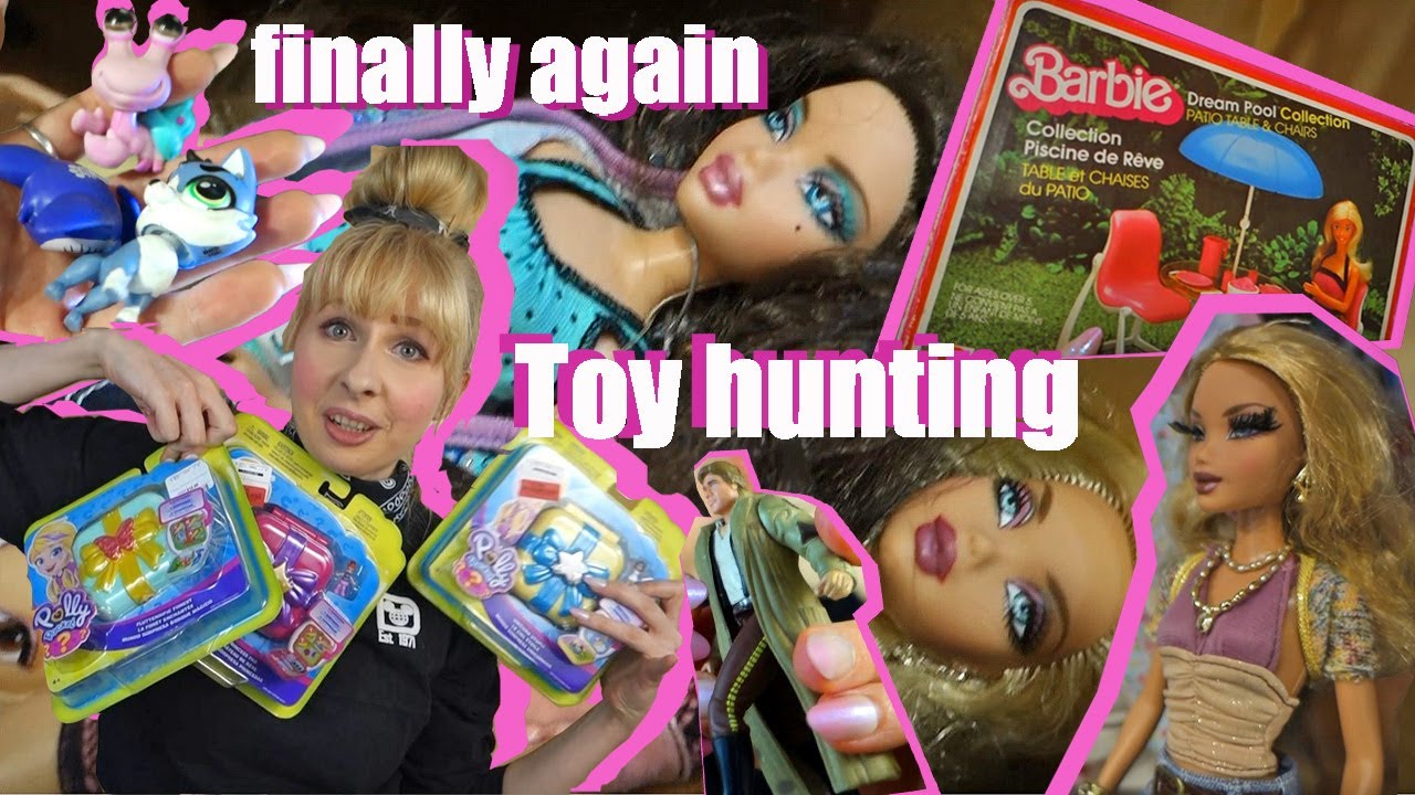 Finally toy hunting again~ modern Polly Pocket, LPS, STAR WARS, Bratz, My Scene, Barbie