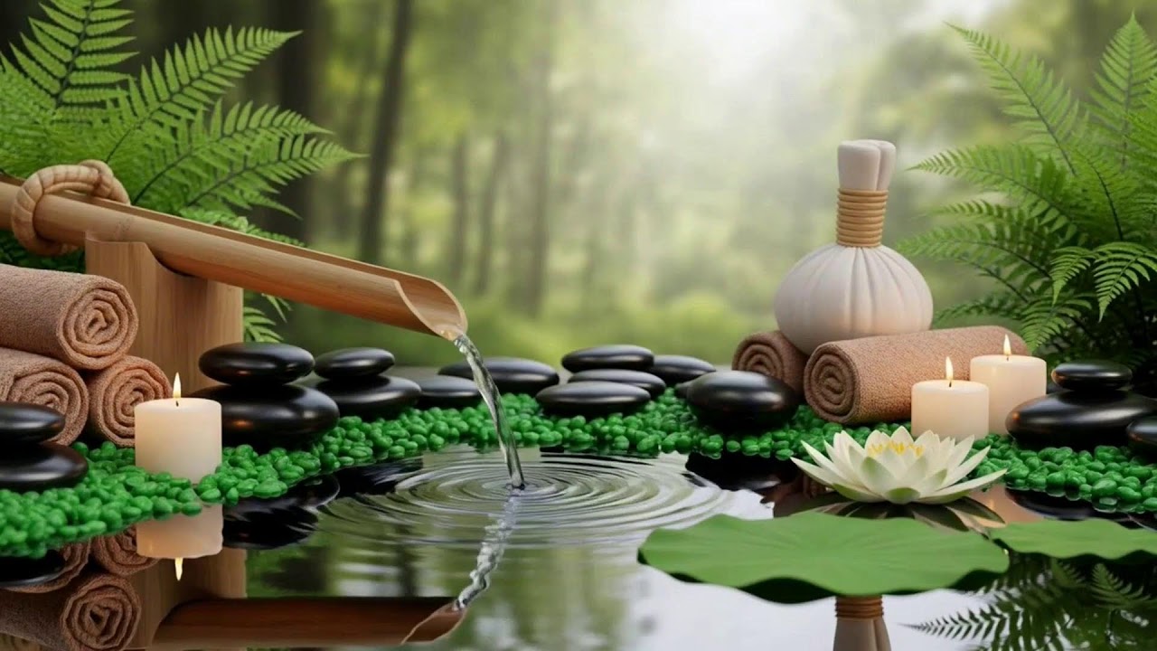 Relaxing Music + Soothing Water Sounds 🌿 Stress Relief, Calm Anxiety & Inner Peace