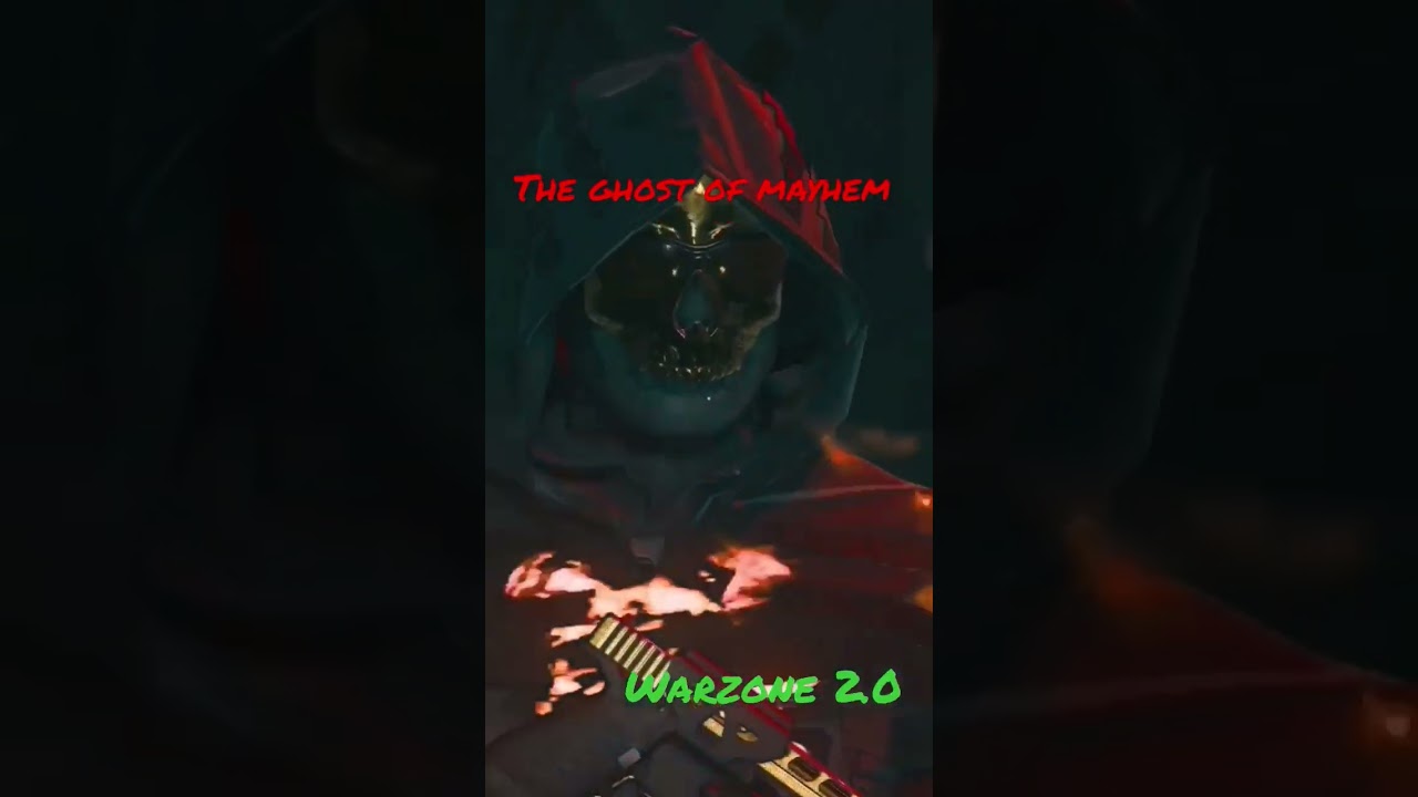 the ghost of mayhem. #callofduty #Warzone2 #update #skin #fire #ghost #mw2 #xbox #playstation #pc