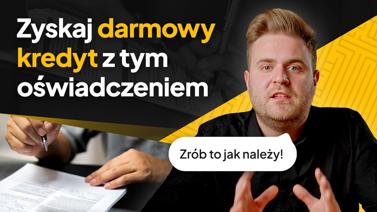 Oświadczenie o Sankcji Kredytu Darmowego – nie popełnij tego błędu!