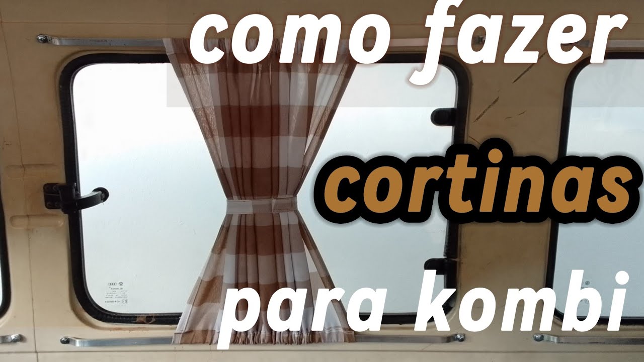 Como fazer cortinas sob medida para sua Kombi: passo a passo