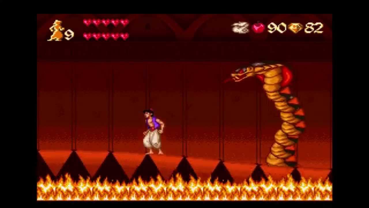 Aladdin - SNES - Final Stage & Credits Special Ending