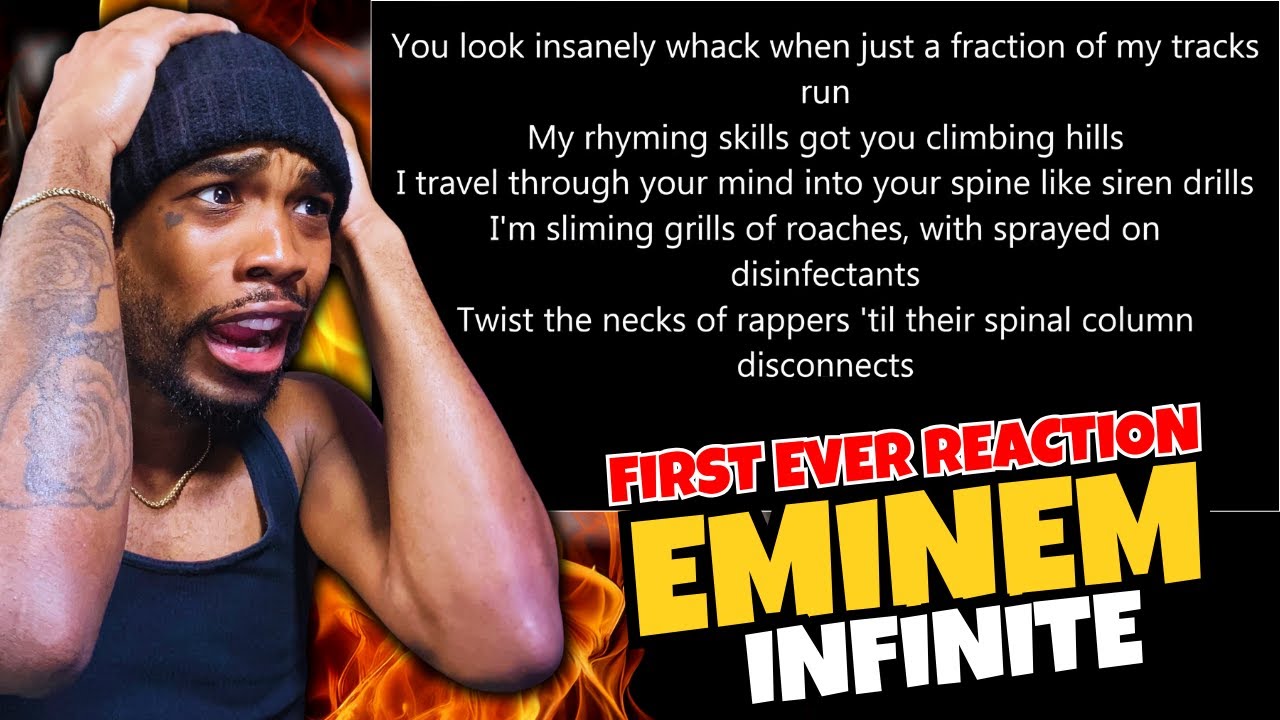 ЭМ — ЭТО ДЕЙСТВИТЕЛЬНО ОН!! EMINEM INFINITE 🤯 | Реакция на первое прослушивание (текст песни)