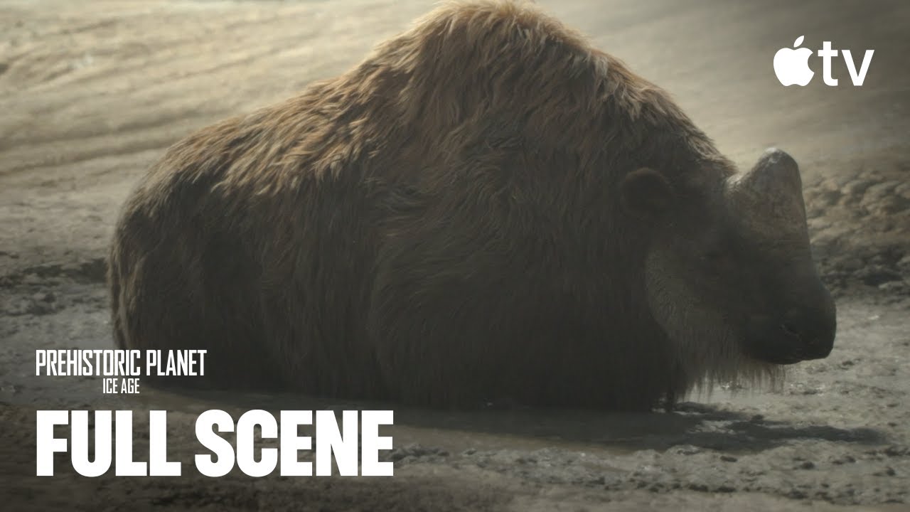 Prehistoric Planet: Ice Age &mdash; Spa Time | Season 3 Scene | Apple TV