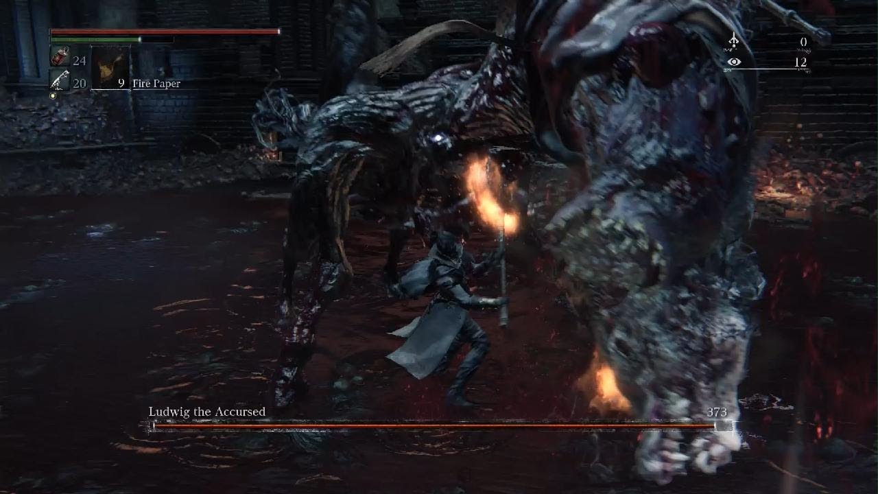Bloodborne Ludwig bossfight