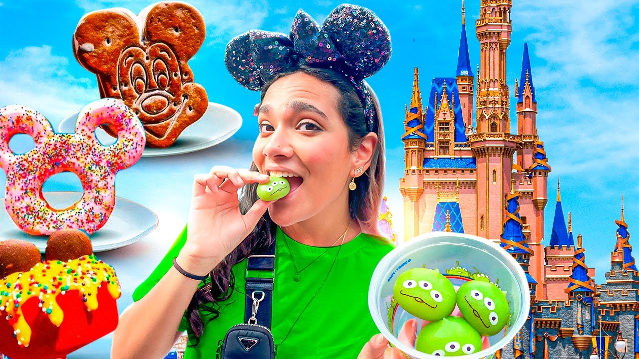 24 HORAS COMENDO COMIDAS DA DISNEY DO JAP&Atilde;O 🇯🇵