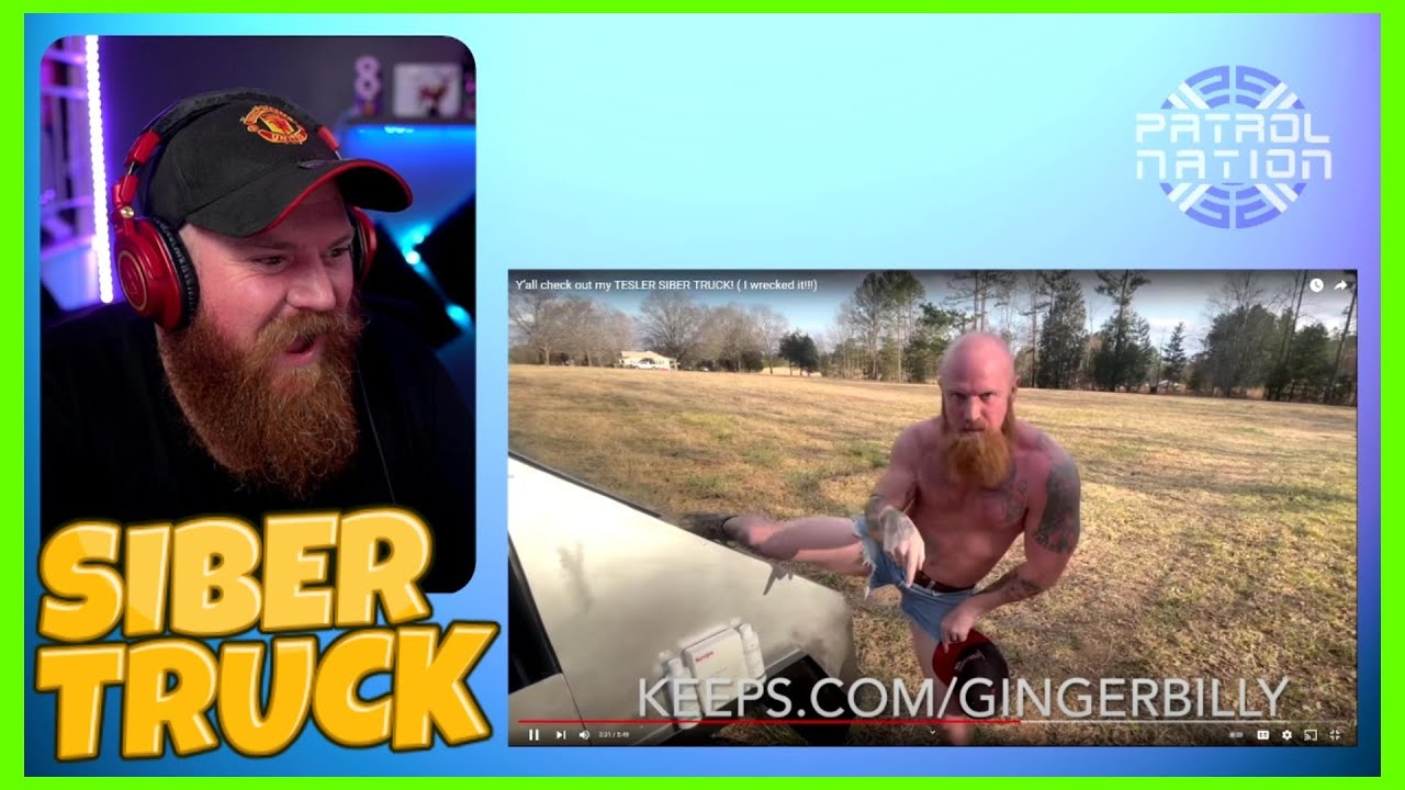 GINGER BILLY My Tesler Siber Truck Reaction