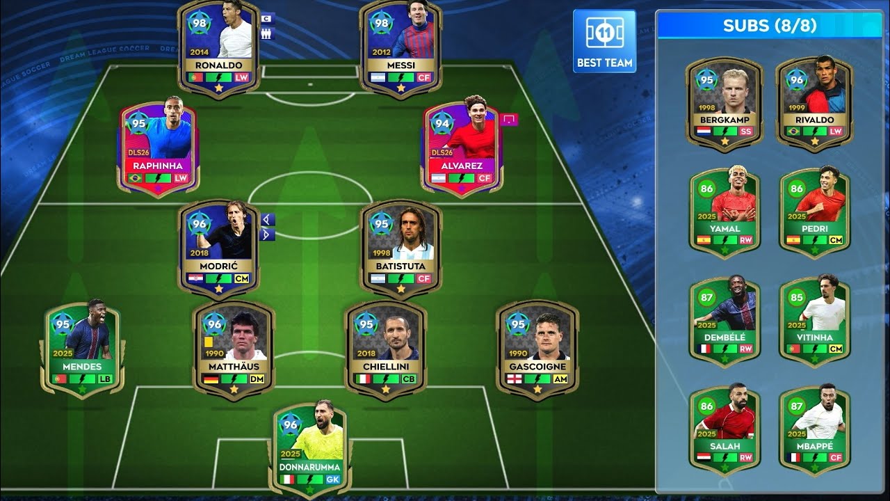 DLS 26 | LEGENDARY DIVISION | SPECIAL PLAYERS | RED CARDS | TIKI TAKA | (3 MATCHES) | 