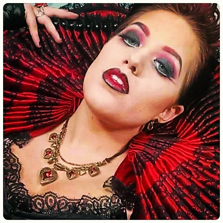 Queen of Hearts Makeup Sexy and Dark