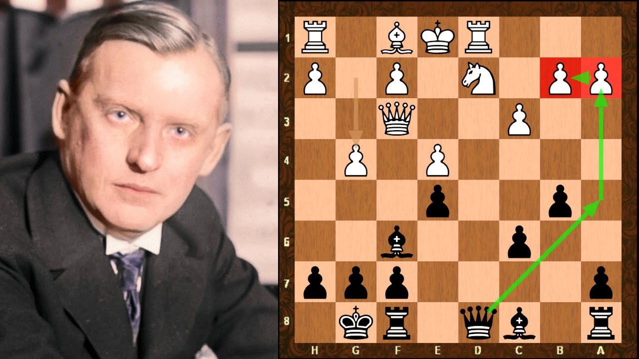 DANGEROUS QUEEN INFILTRATION: Opocensky vs Alekhine
