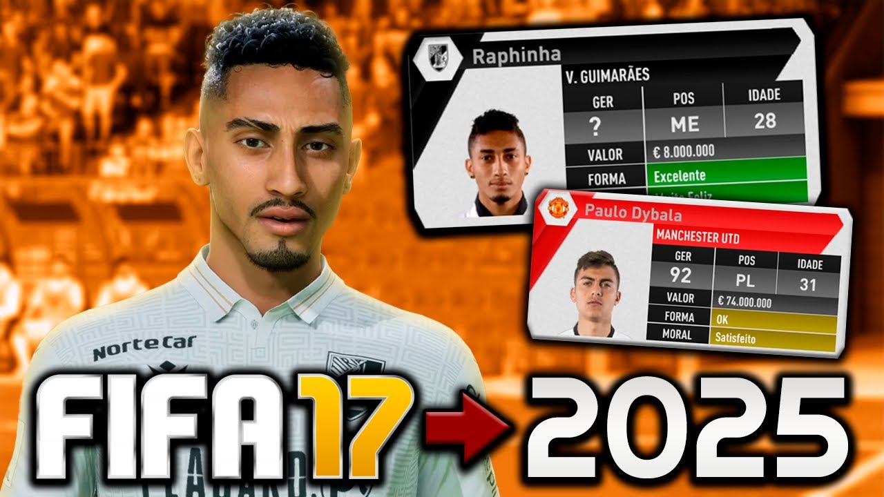 SIMULEI o FIFA 17 até 2025! TRANSFERÊNCIAS ABSURDAS!