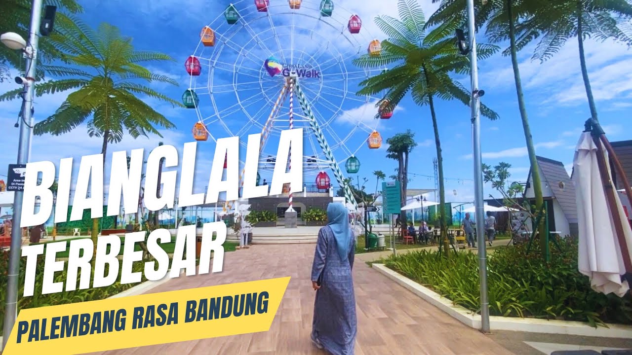 DUFAN KOTA PALEMBANG BIANGLALA TERBESAR WAHANA BERMAIN FERIS WHEEL #explore #viral GWALK CITRALAND