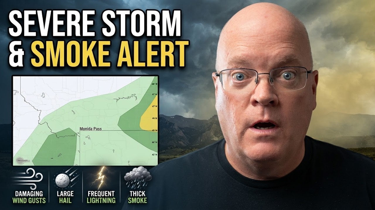 MARGINAL RISK Severe Thunderstorms Wednesday | Monida Pass Threat