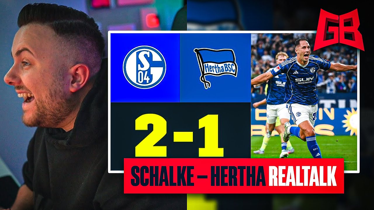 Die BESTE HALBZEIT seit JAHREN ⁉️😍 GamerBrother REALTALK über SCHALKE - HERTHA 😱