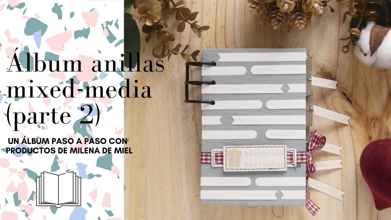 ÁLBUM DE ANILLAS PASO A PASO PARTE 2  - NAVIDAD - MILENA DE MIEL