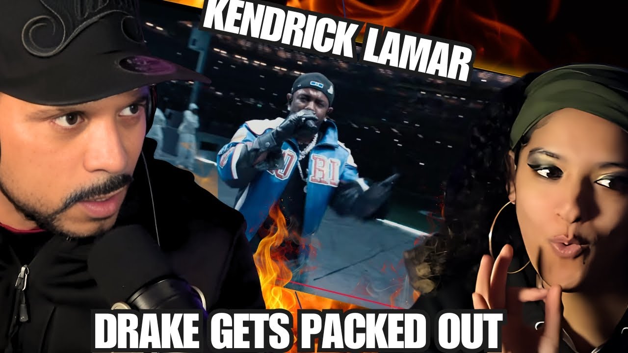 Kendrick Lamar Crashed out at the super bowl 🔥  ROM reaction “SAY DRAKE!