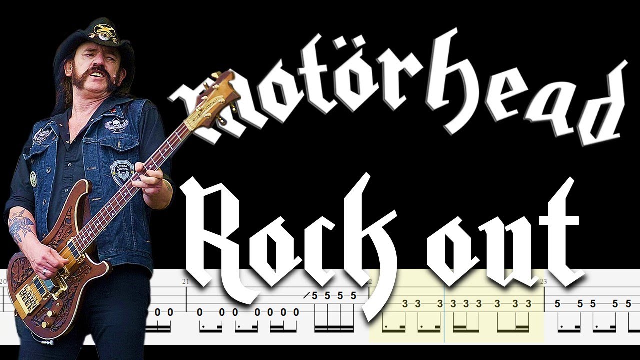 Motörhead –  Rock Out  (🔴Bass Tabs | Notation) @ChamisBass #chamisbass #motorheadbass