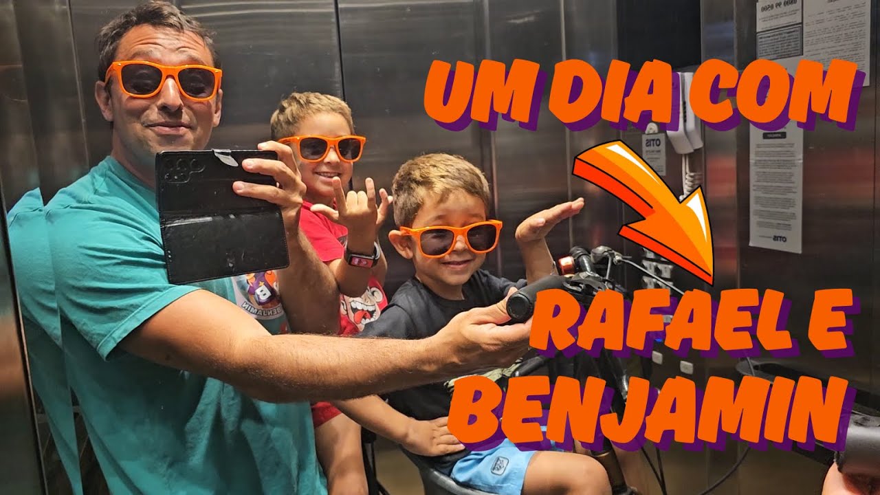 Um dia na rotina do Rafael e do Benjamin