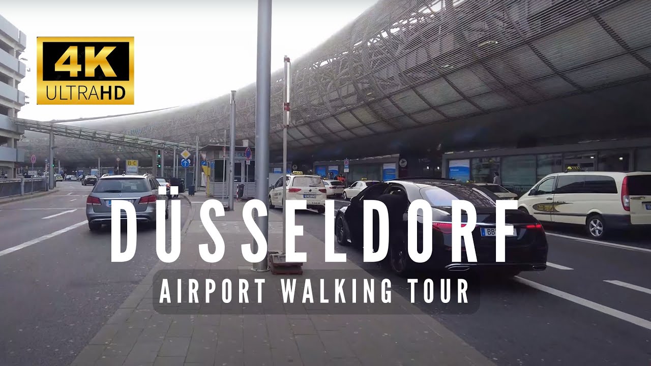 DUSSELDORF CITY WALK • GERMANY 4K 60FPS | POV ARRIVALS VIRTUAL REALITY | 3D AUDIO | NO TALK | AIR TV