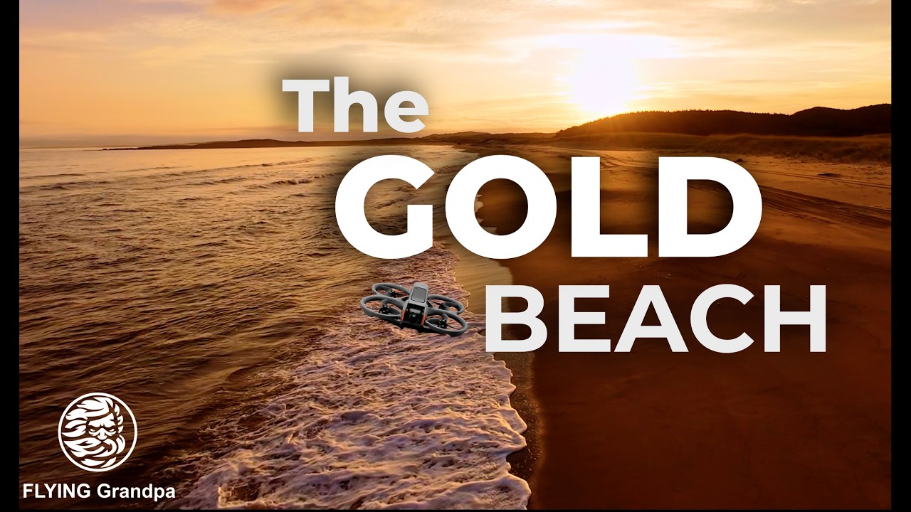 The GOLD BEACH | Golden  Light 4K