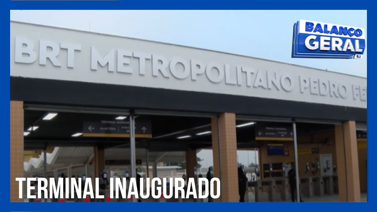 NOVO TERMINAL DO BRT FOI INAUGURADO EM IRAJ&Aacute;