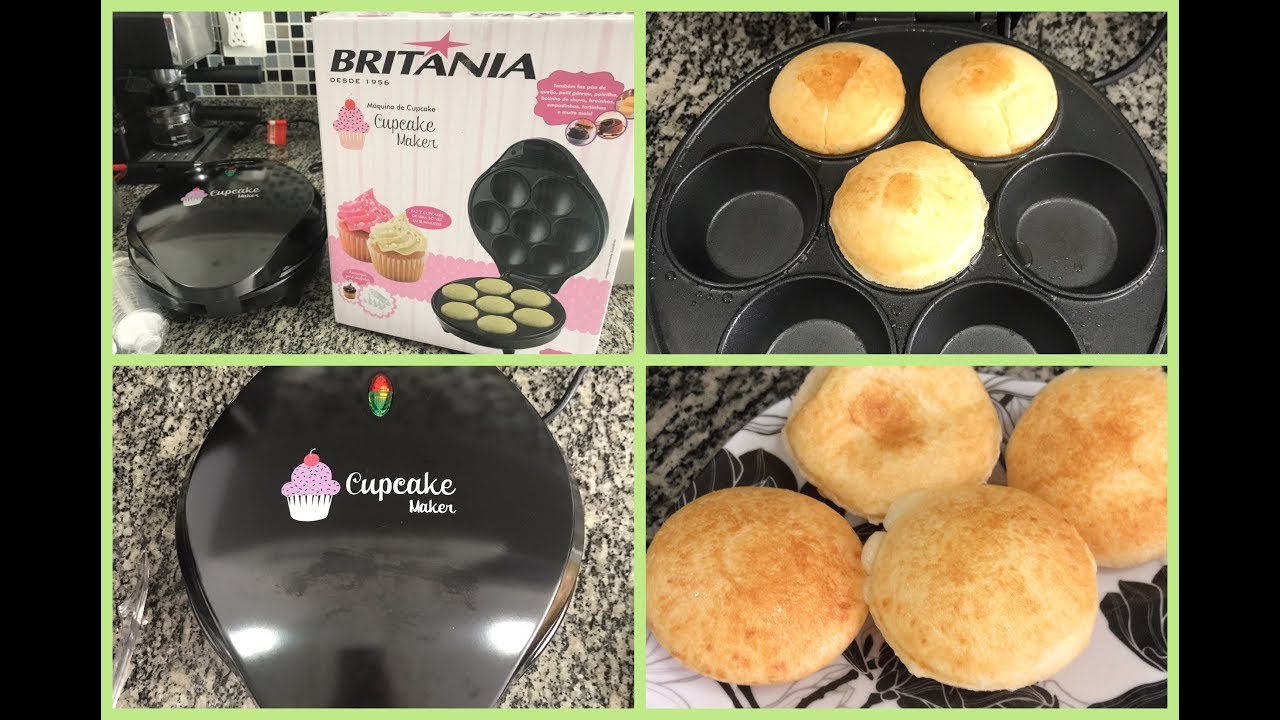 RESENHA DA MÁQUINA DE CUPCAKE BRITÂNIA COM RECEITAS