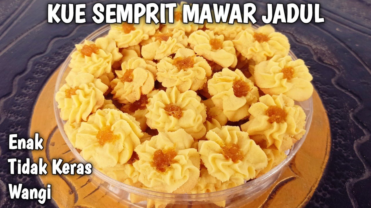 RESEP SEMPRIT MAWAR JADUL TAKARAN ½ KG TEPUNG