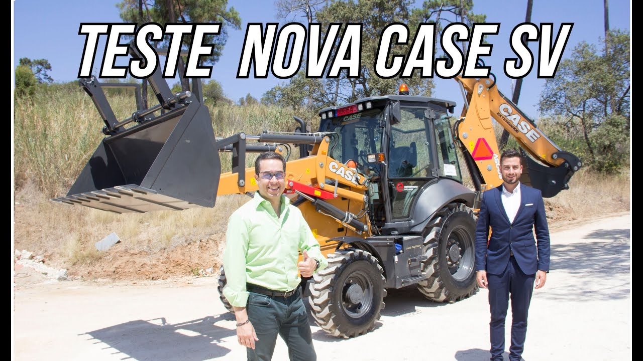 Teste Retroescavadora CASE Série SV 580 - uma máquina única!