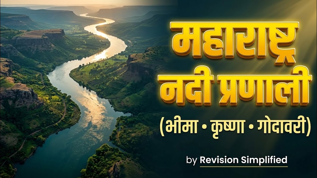 महाराष्ट्राच्या 3 प्रमुख नद्या एकाच Video मध्ये | Complete River System | MPSC 2026 Revision
