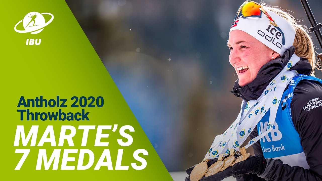 Biathlon Throwback: Marte's Magic 7 medals in Antholz 2020
