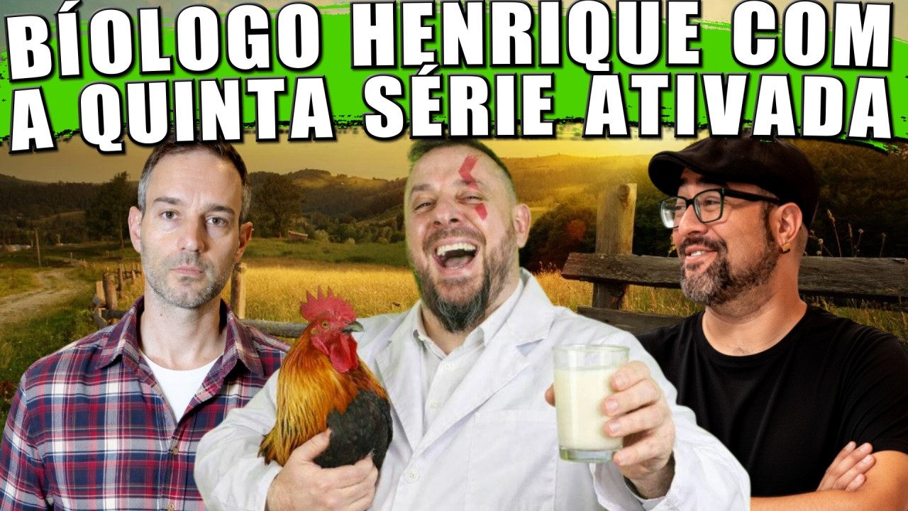 BIÓLOGO HENRIQUE RESPONDE O DOUTOR ROMULO NO MODO 5ª SÉRIE!