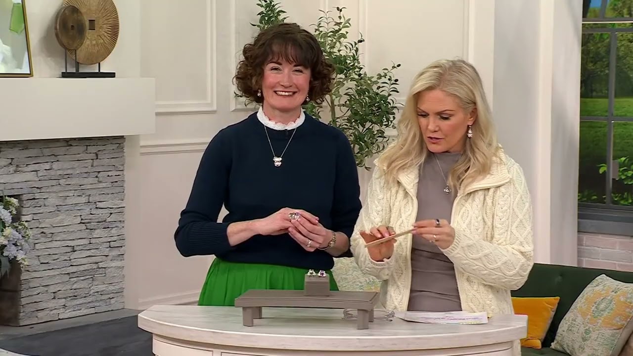 JMH Jewellery Sterling Silver Large Gemstone Celtic Ring on QVC