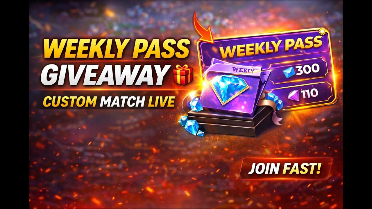 mobile legend Custom + Weekly Pass Giveaway 🔥 | Join Fast | Hindi Live #mlbb