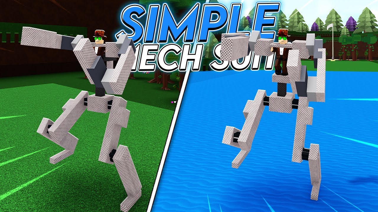 *NEW* SIMPLE BATTLE MECH SUIT TUTORIAL!! | Roblox Build A Boat For Treasure