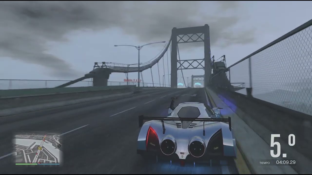 Destrucción total Carrera GTA V 🤯🚘