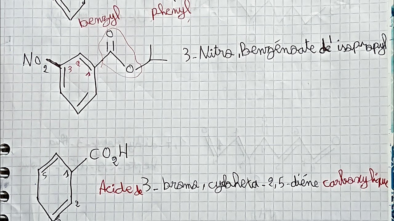 تسمية المركبات العضوية ( السلاسل الحلقية)   _تخصص الكيمياء العضوية مستوى جامعي