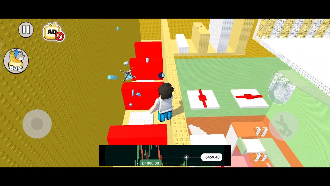 Best Stunts in Double Jump Tower Stunts have Easy, Medium & Hard in Slap Tower Troll Parkour Part 1