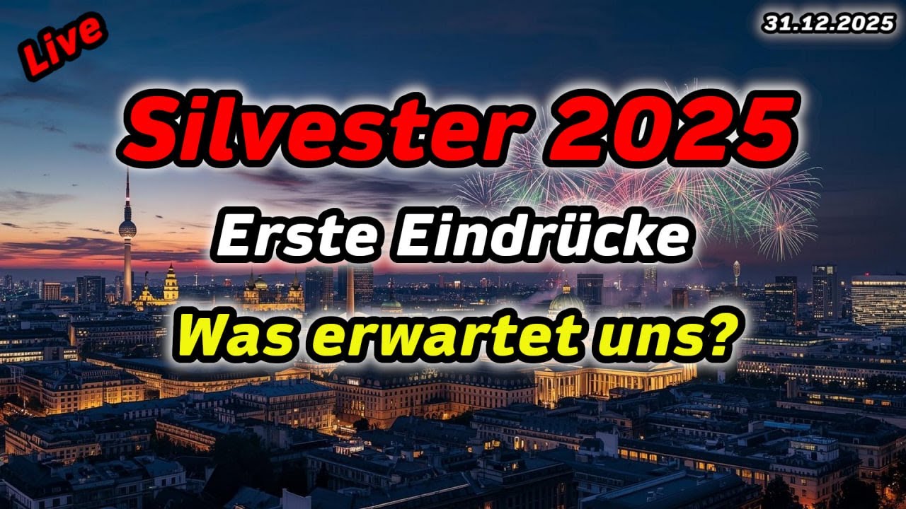 ‼️Live‼️Berlin 🎈 Silvester 2025💥1/2 - Erste Eindr&uuml;cke 🎉gesichert neugierig