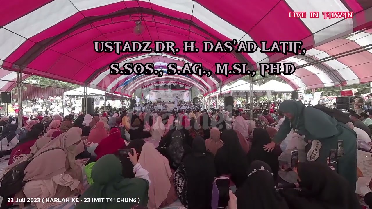 Ustadz DAS'AD || LATIF LIVE IN T41W4N 