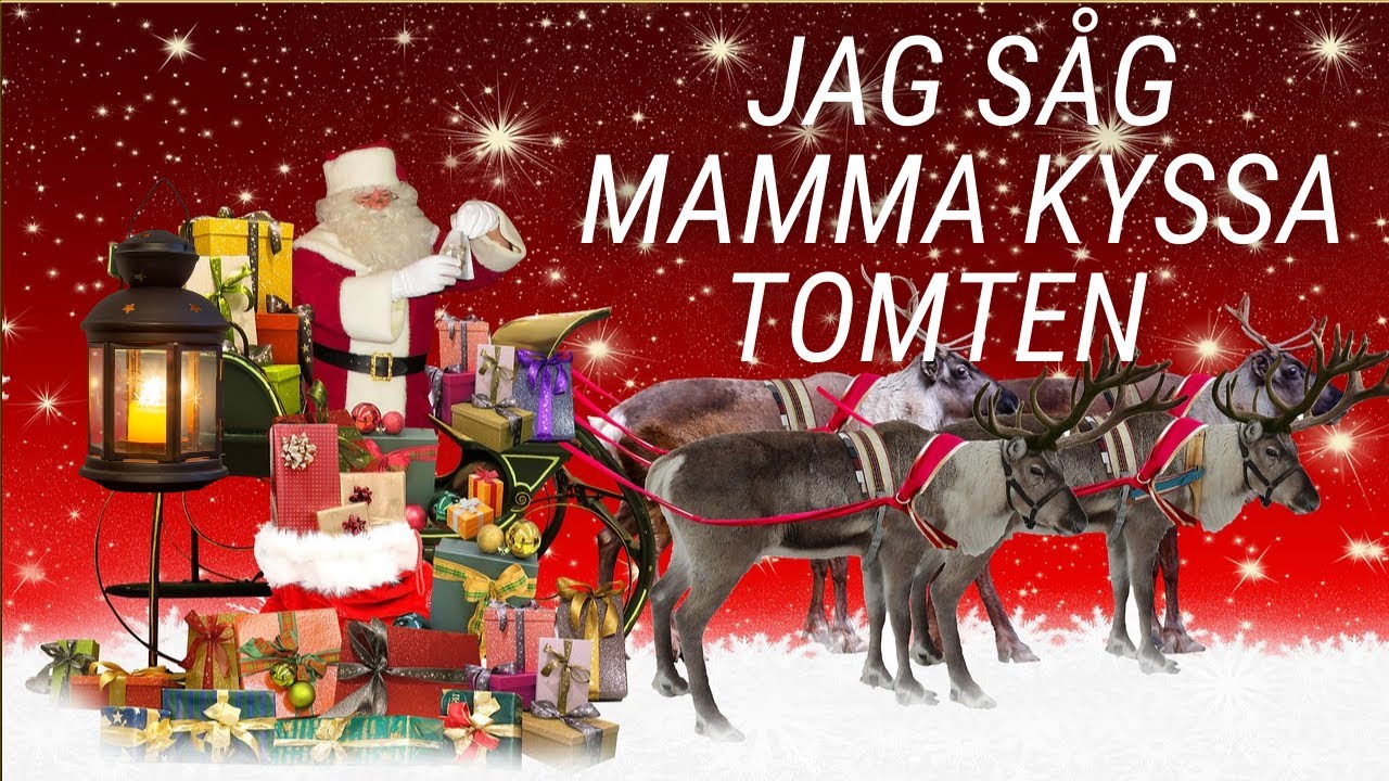 Jag såg mamma kyssa tomten | Svensk luciasång | Sång Elise Meinert