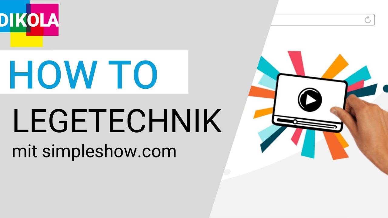How to: Legetechnikvideos mit simpleshow.com I Digital kompetent im Lehramt