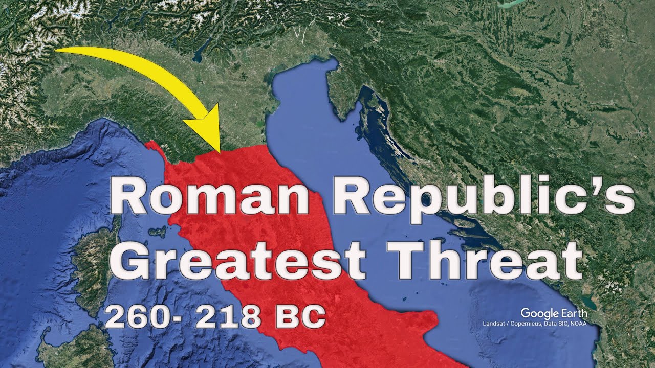 The Po River Valley, Rome's Greatest Geopolitical Weakness (260-218BC)