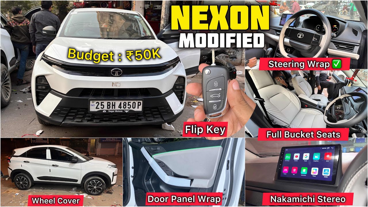Tata Nexon Smart Base Model Modification With Price ✅ Nexon Cng Base to Top Modified ✅