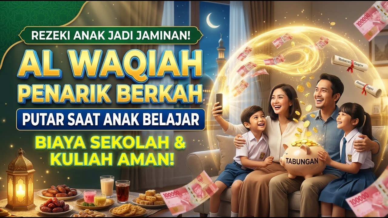 AMPUH! Surat Al Waqiah Kunci Lunas Hutang Spesial Ramadhan