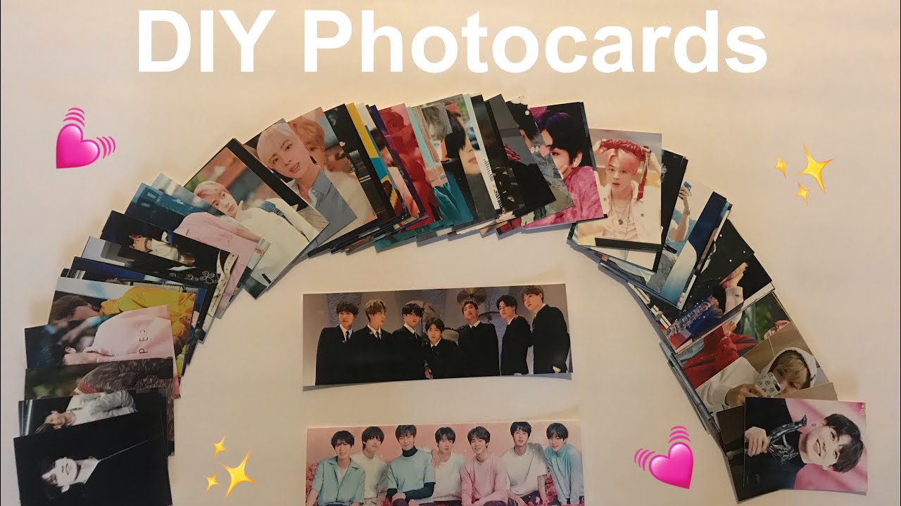 DIY Kpop/BTS photocards