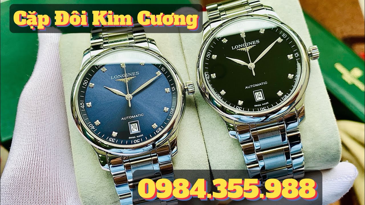 [Đẳng Cấp Kim Cương - 0984.355.988] Đồng Hồ Longines Master Diamond L2.628.4.57.6 & L2.628.4.97.6