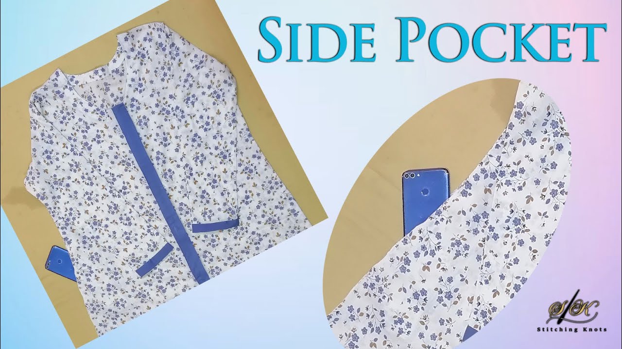 সাইড পকেট লাগানো | Side Pocket Lagano | How to sewing side pocket 