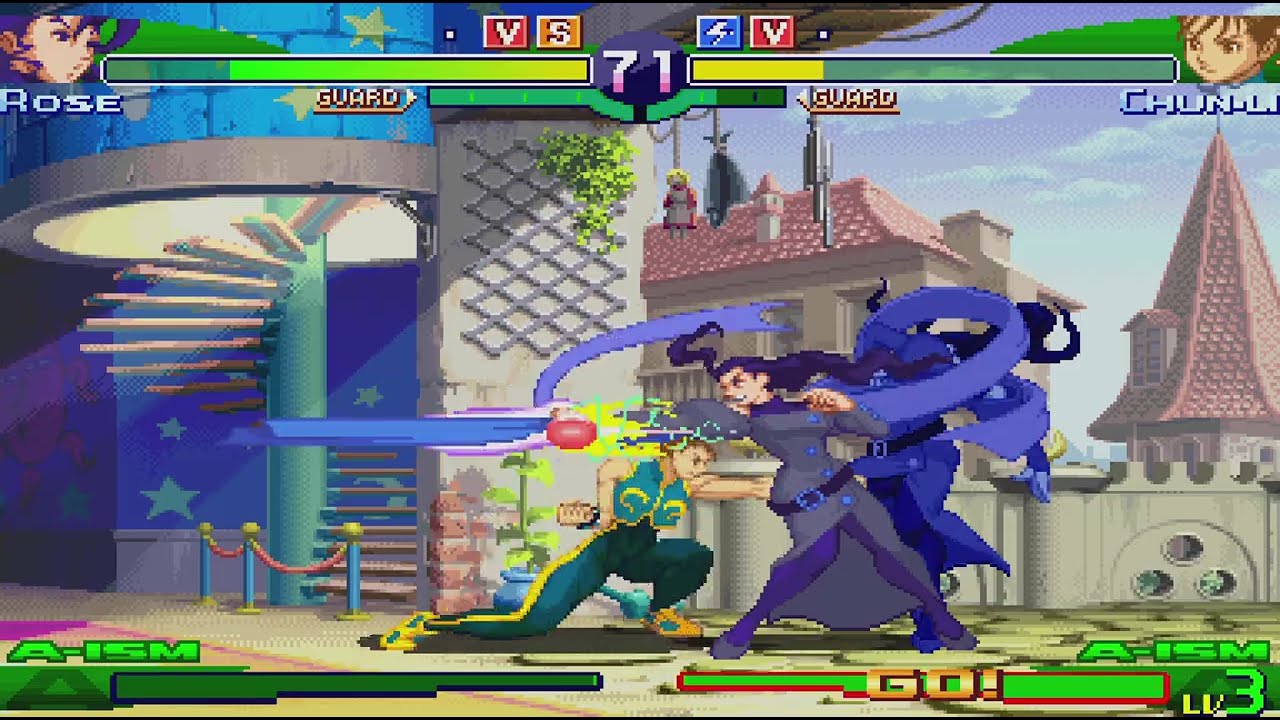CAPCOM FIGHTING COLLECTION 2 Rose vs Chun-li