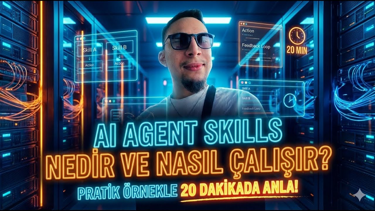 AI Agent Skills Nedir ve Nasıl &Ccedil;alışır? Pratik &Ouml;rnekle 20 Dakikada Anla!
