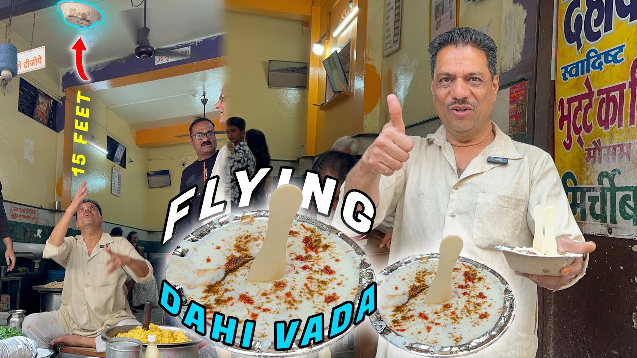 Flying Dahi Vada Joshi ji Wale || INDORE STREET FOOD